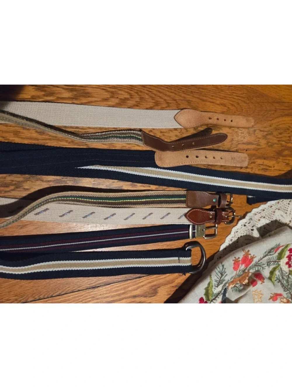 Vintage belt lot